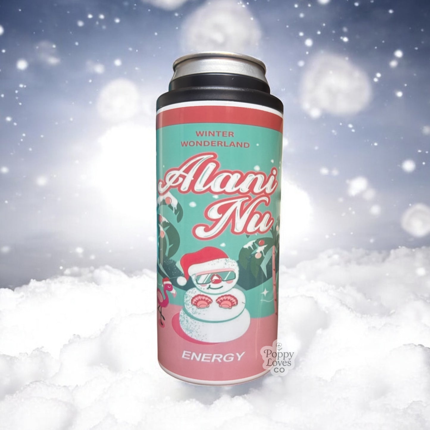 Winter Wonderland 12oz Slim Can Holder