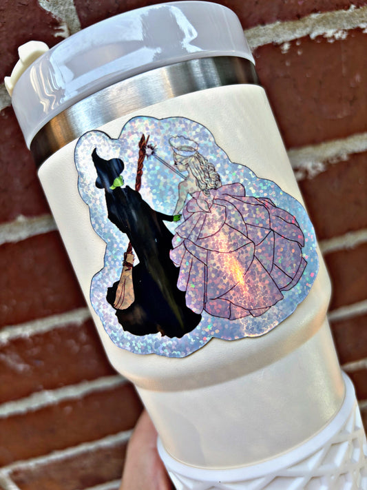 Wicked Witch and Princess Tumbler Magnet