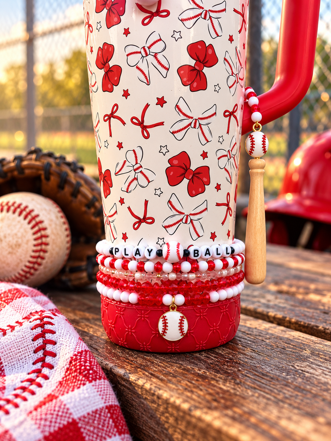 Ball Park Social Magnetic Handle Charm