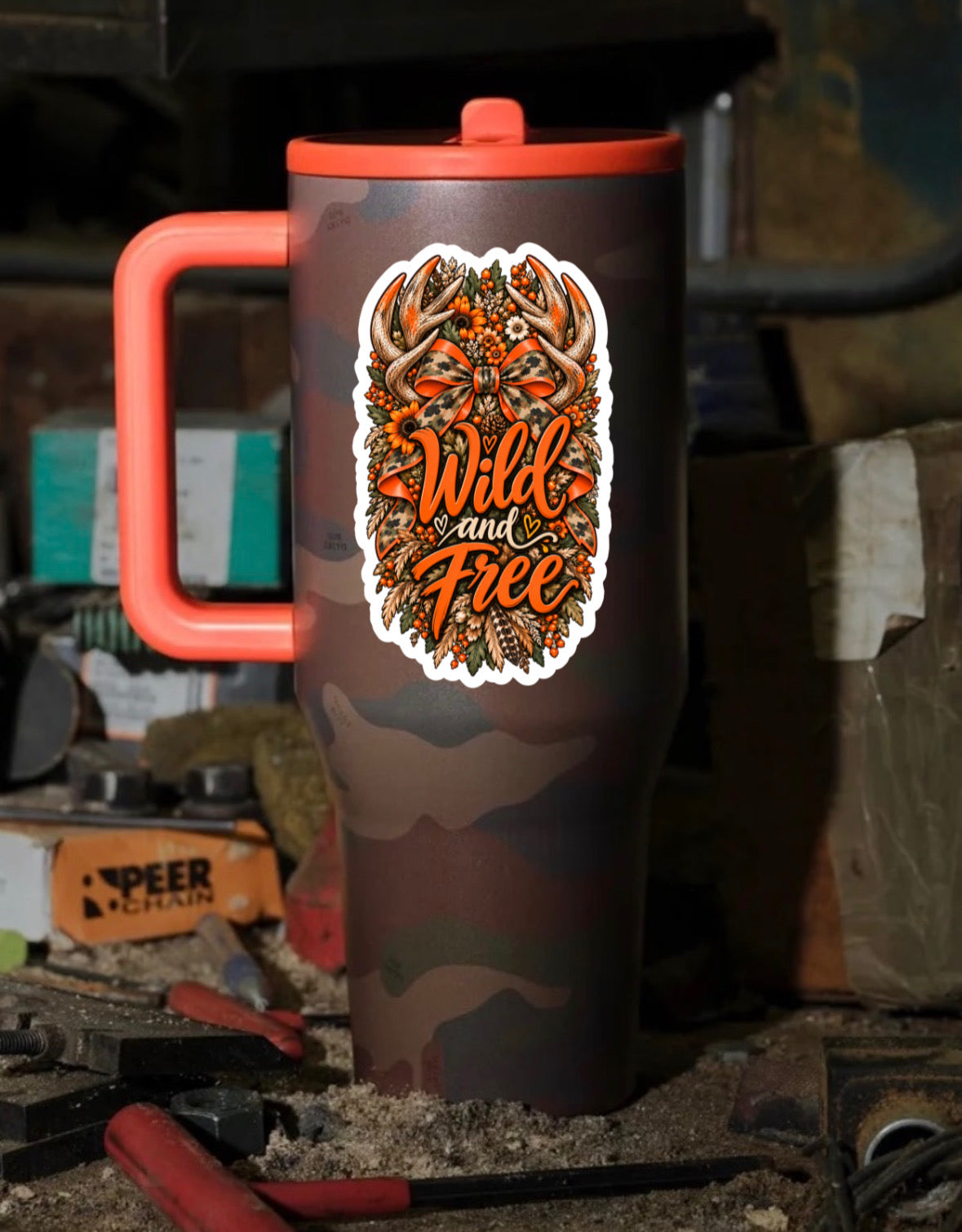 Wild & Free Magnet (Dairy Boy Logo Cover)