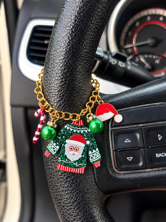 Santa Sweater~Car Charm AKA Roadies