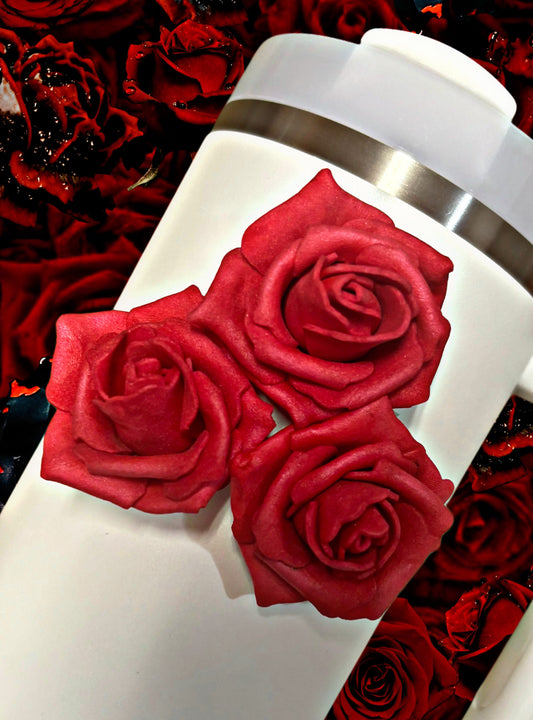 XL Red Rose Magnet. Each sold separately.