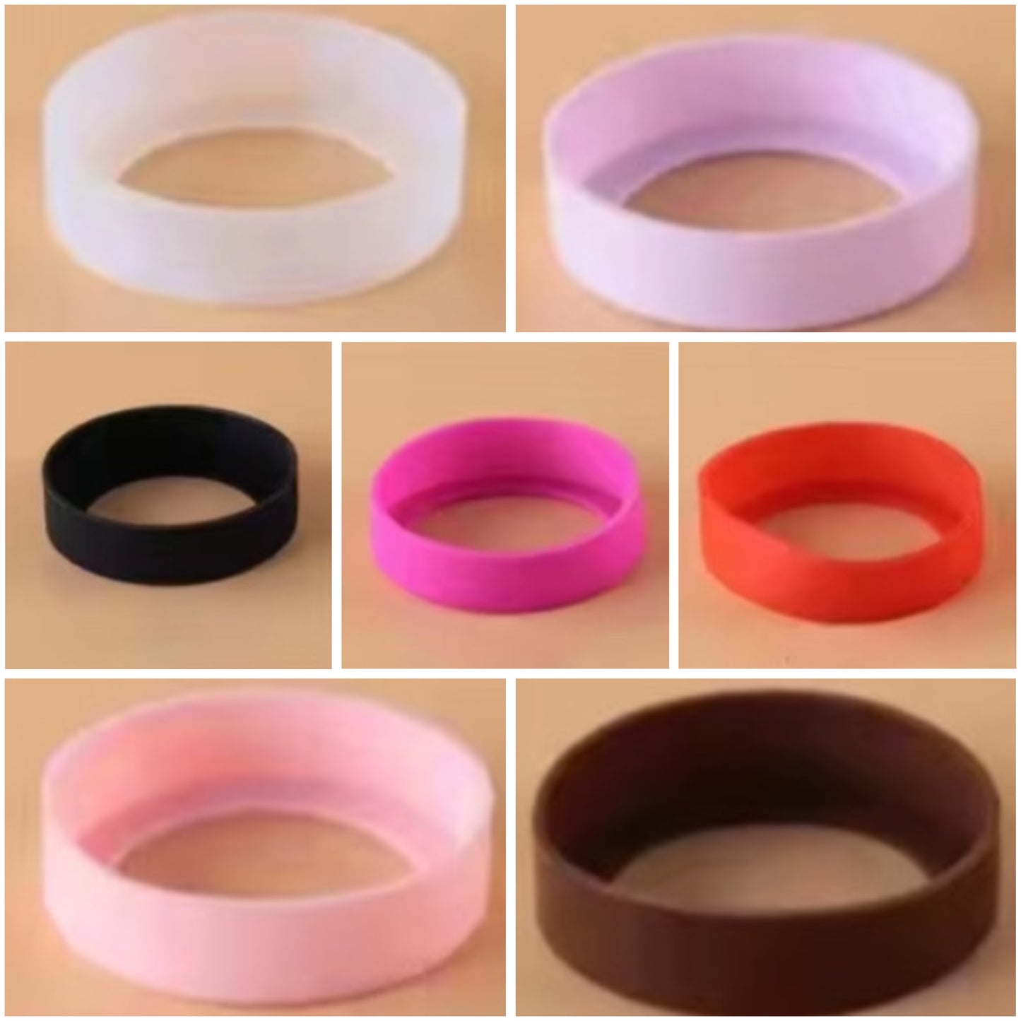 Mini Silicone Bumpers-Choose Color & Size