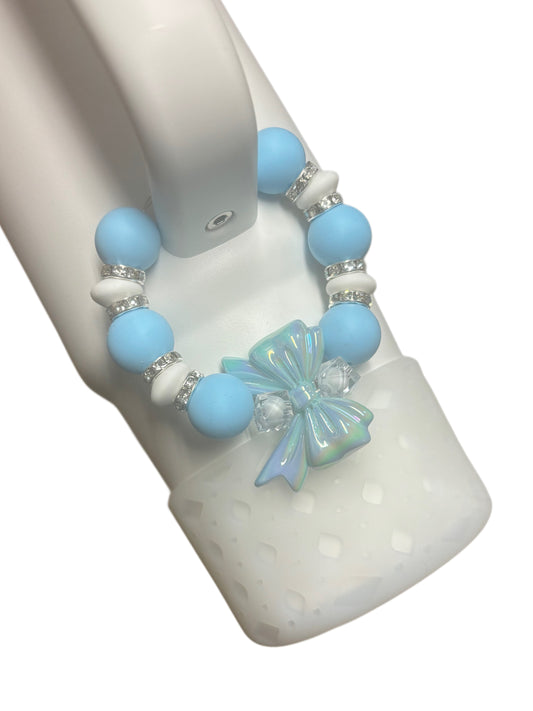 Blue Coquette Handle Charm