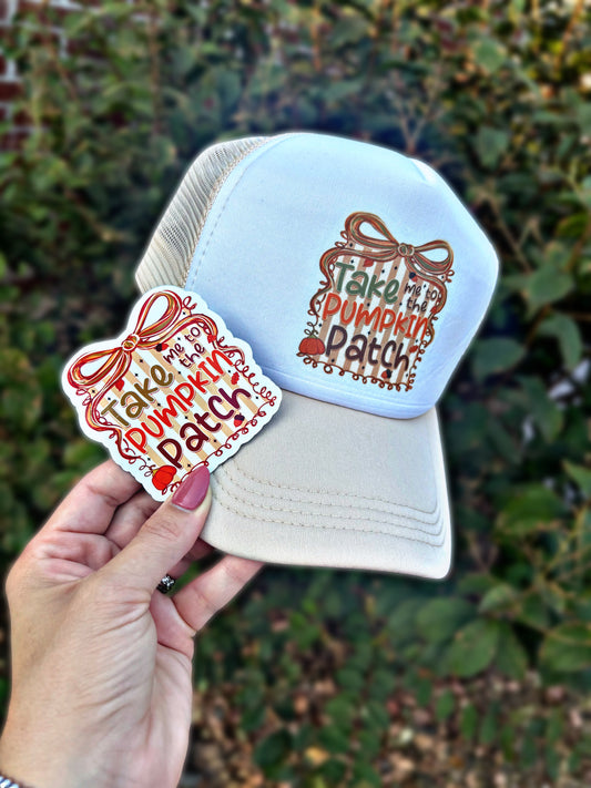 Pumpkin Patch Magnet + Snapback Hat Bundle
