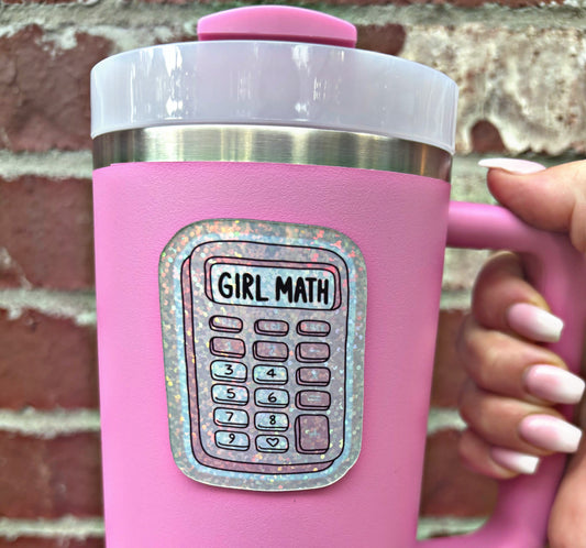 Girl Math Tumbler Magnet