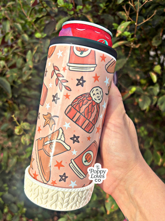 Fall Bliss 12oz Slim Can Holder