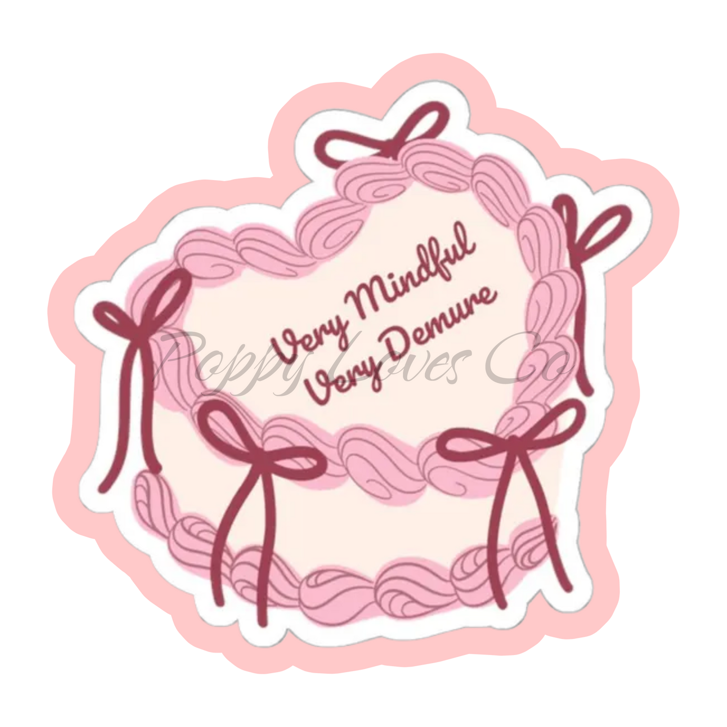 Demure Cake Tumbler Cup Magnet