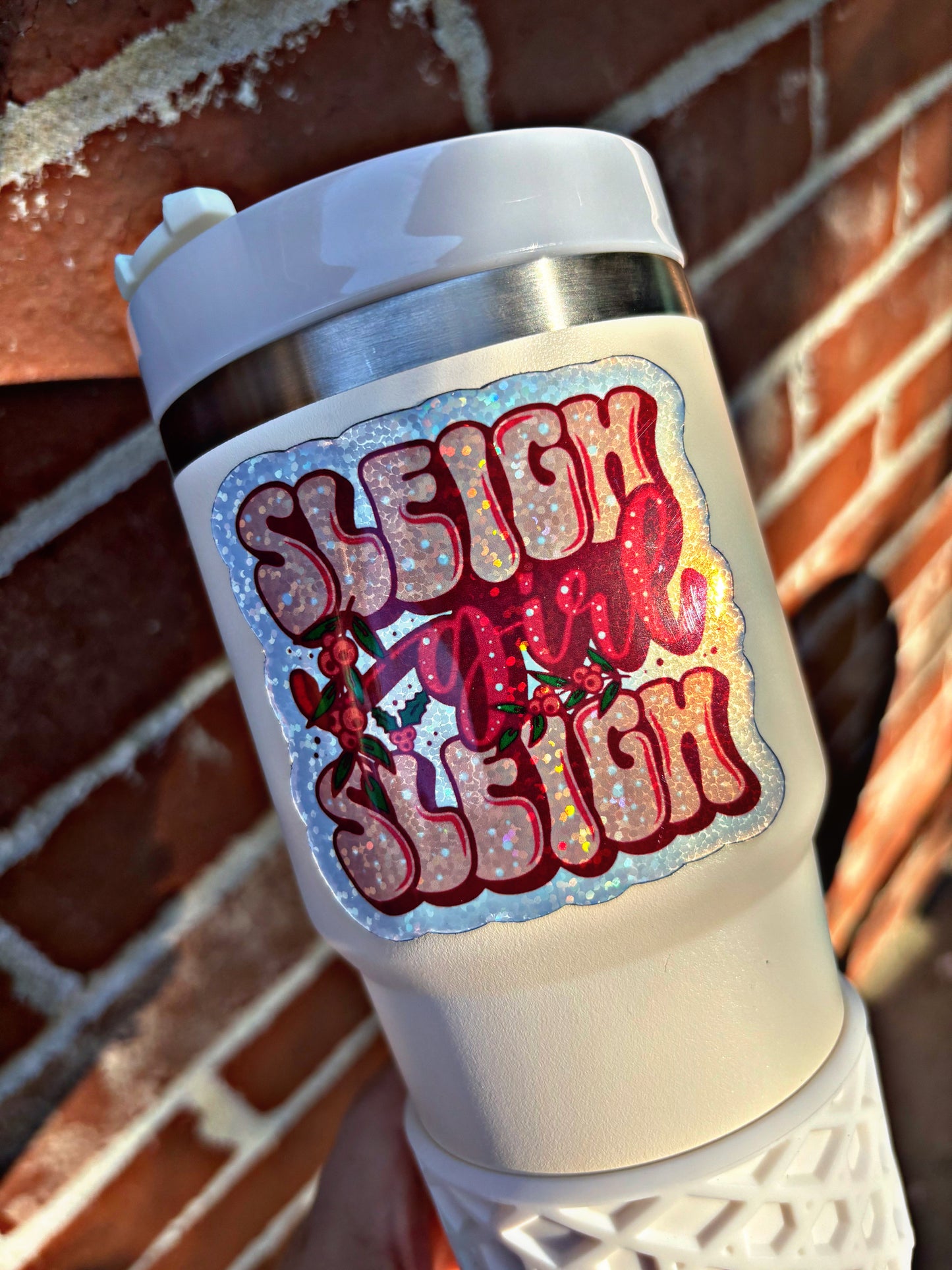 Sleigh Girl Tumbler Magnet