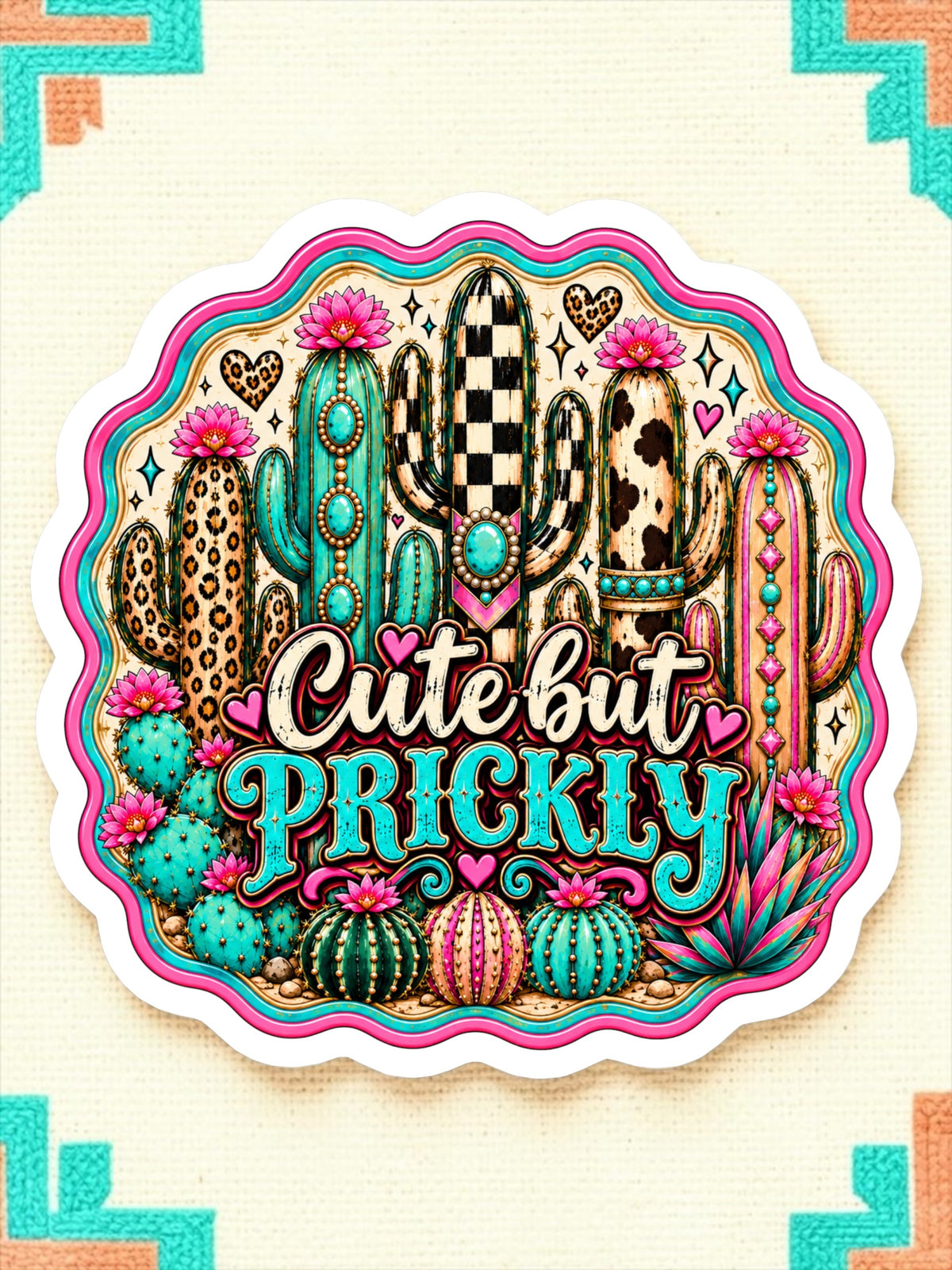 Cute but Prickly Magnet