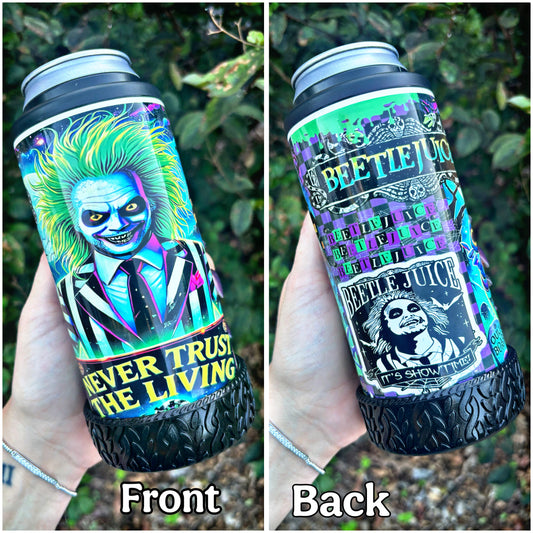 Beetle Juice 12oz Slim Can Holder