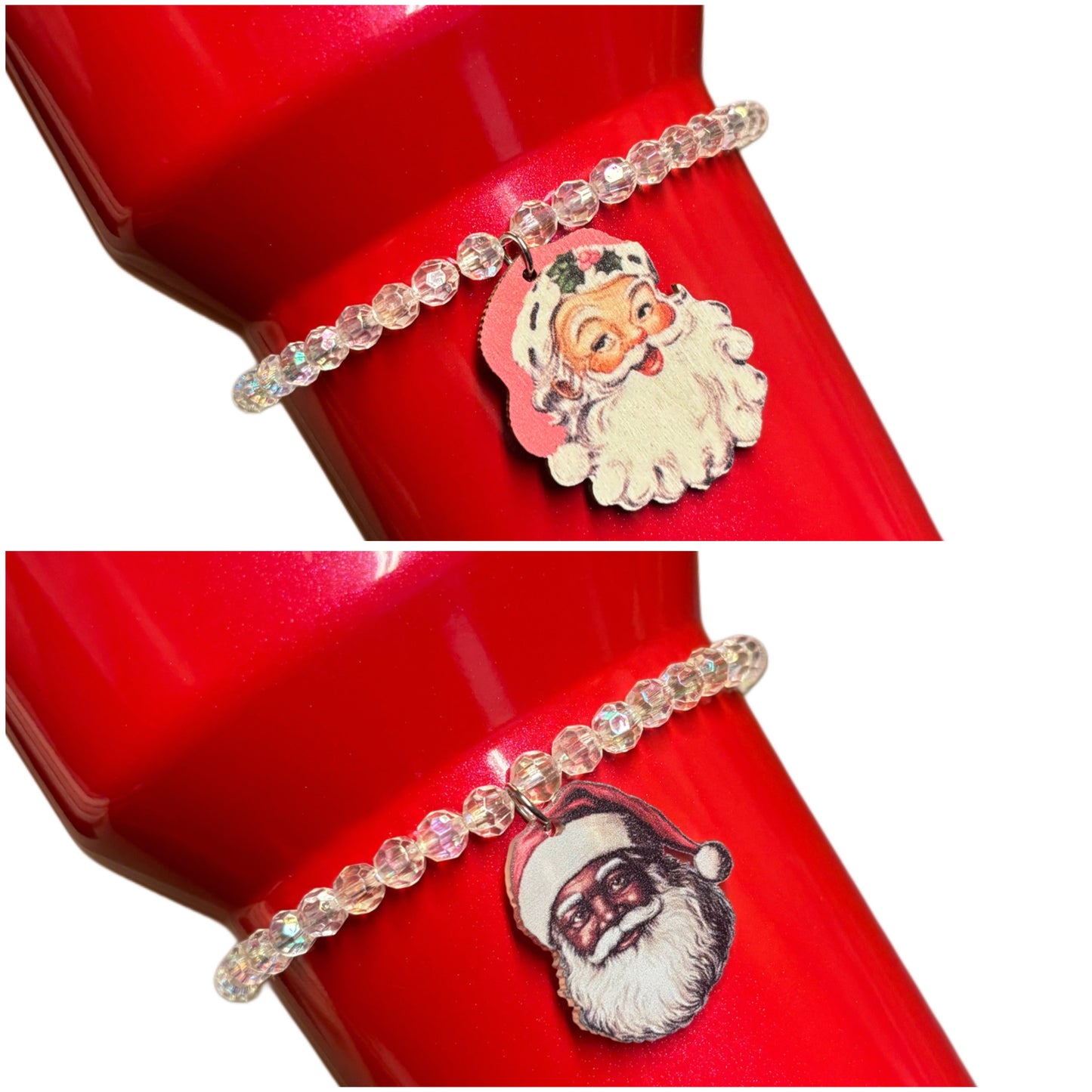 Vintage Santa Single Cup Bracelet