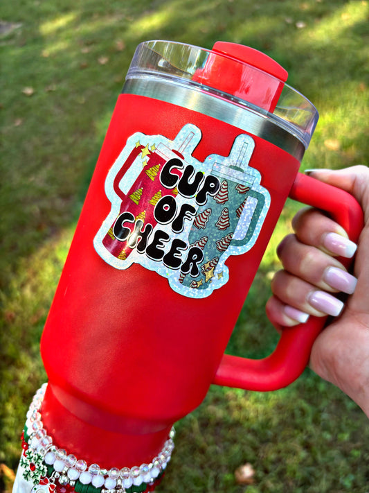 Cup of Cheer Tumbler Magnet