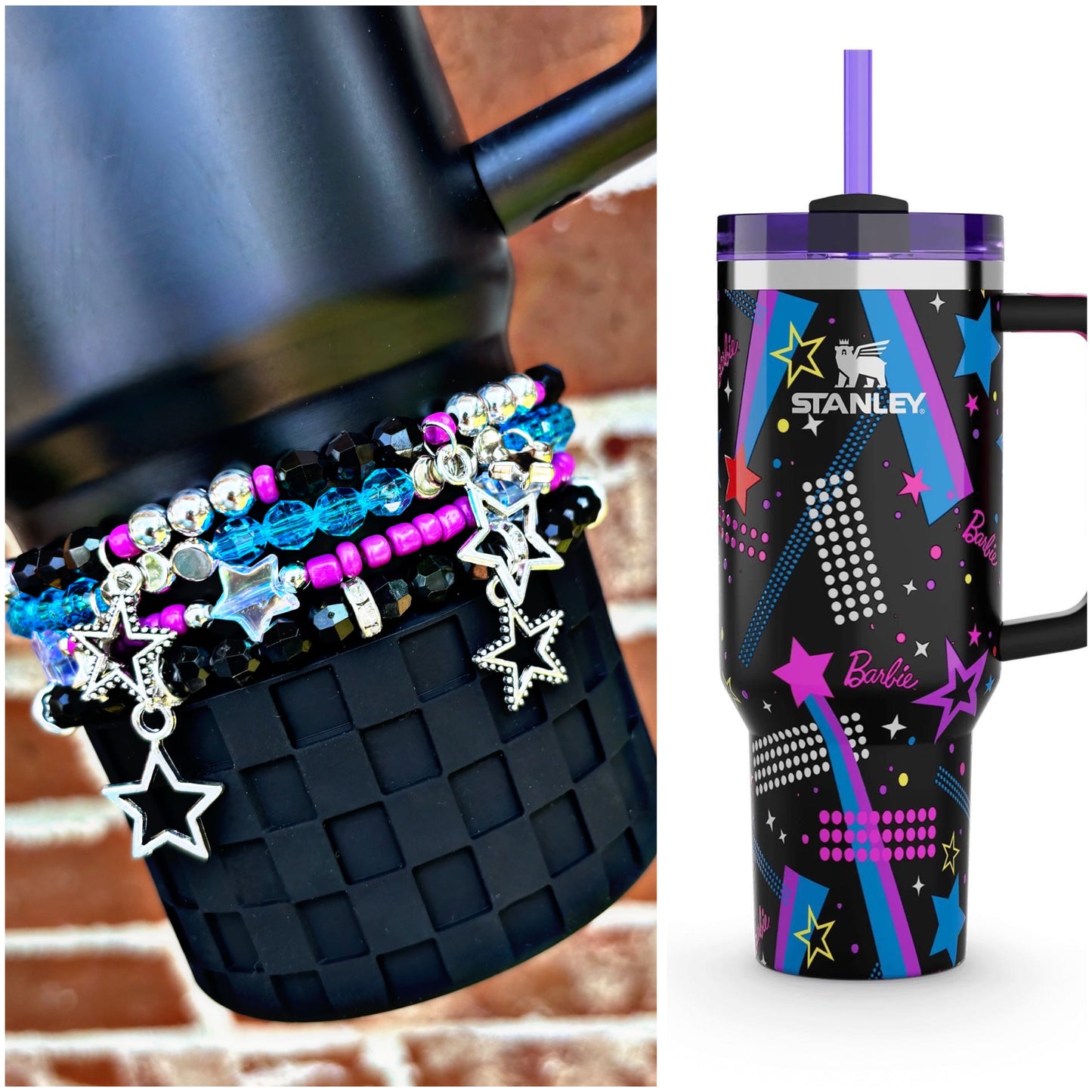 Barb 80s Rocker Retro Cup Bracelets