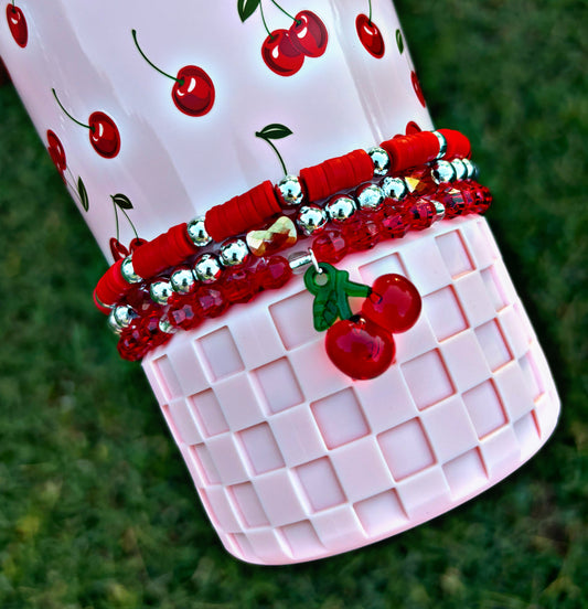 Cherry Cup Bracelets Stanley Boot topper accessories