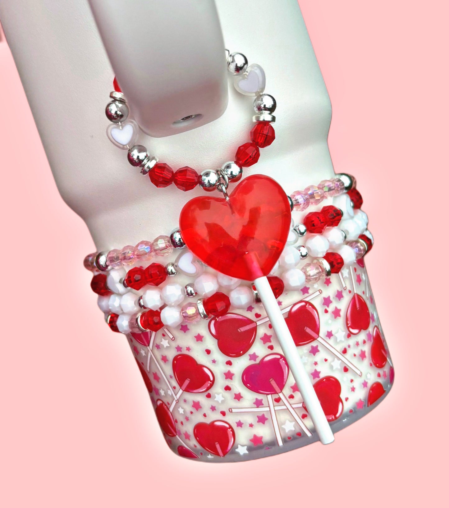 Heart Sucker Cup Handle Charm