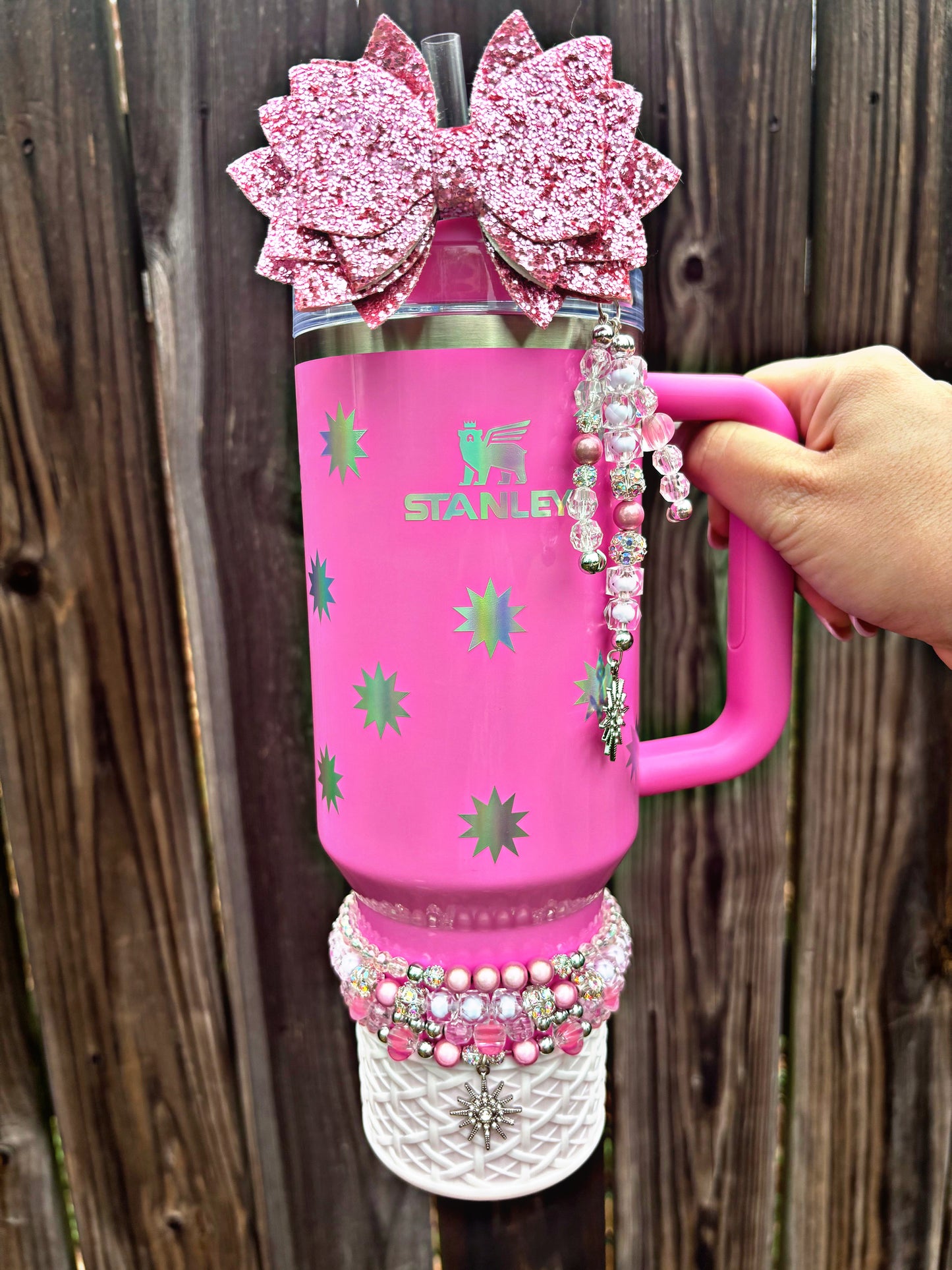 Popsicle Pink Starburst Bracelets