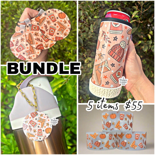 Bundle-5 items $55!