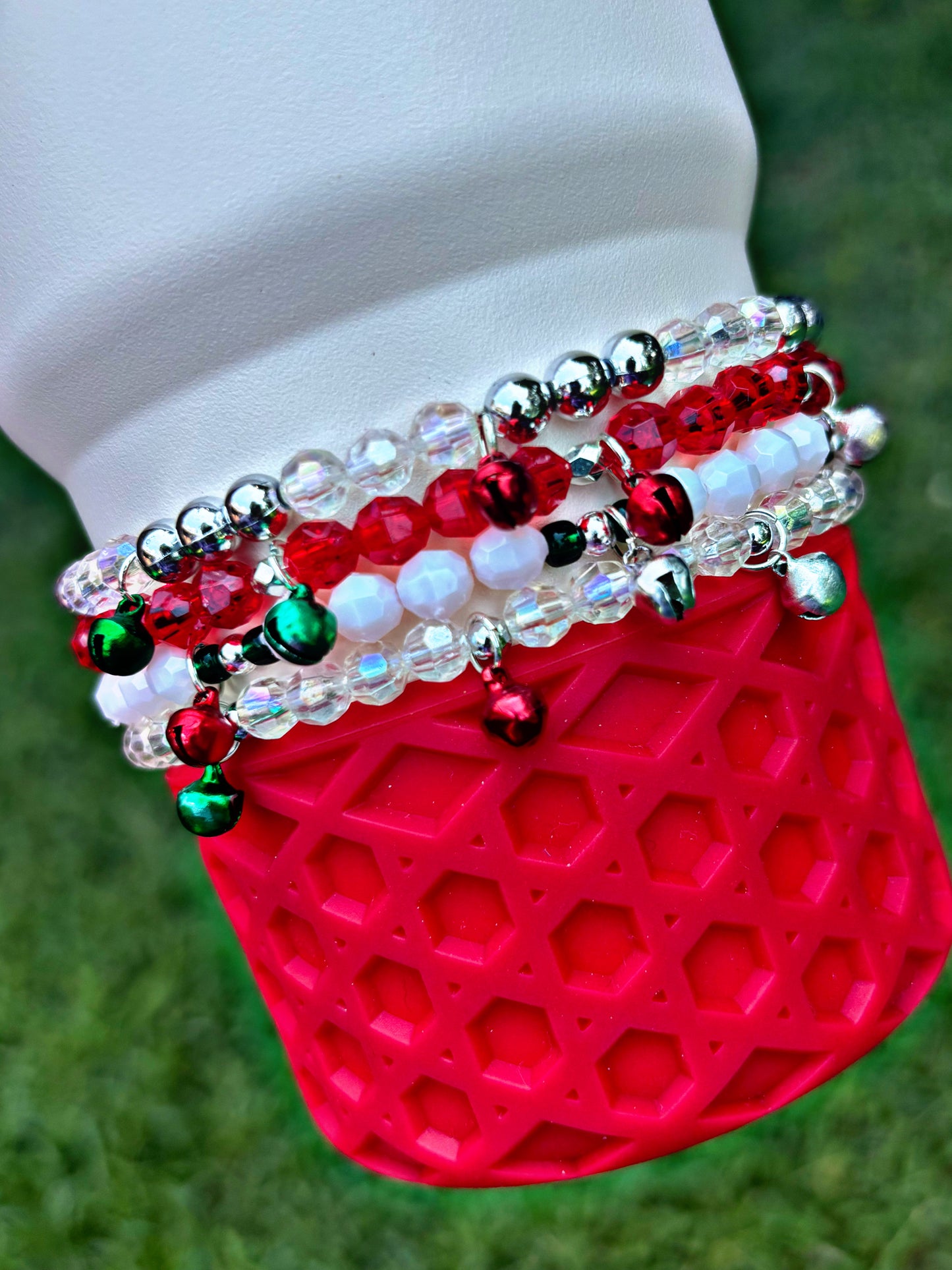 Christmas Bells Cup Bracelet