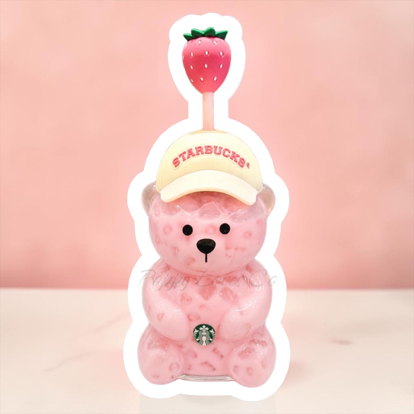 Pink Bear Cup Magnet
