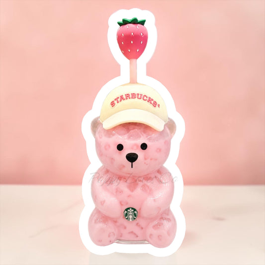 Pink Bear Cup Magnet