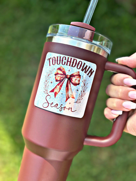 Football Touchdown Cup Tumbler Magnet