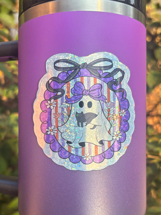Ghost and Cat Magnet