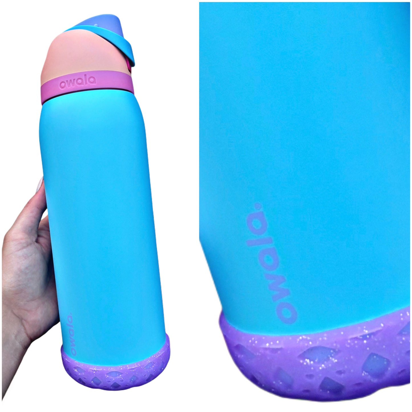 Lavender Glitter Translucent || The Popette|| Short Silicone Boot