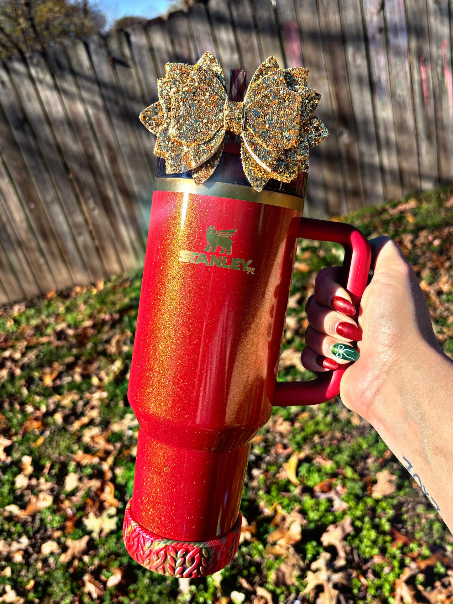 Scarlet Tinsel Fusion|| The Classic Cardi || 3”