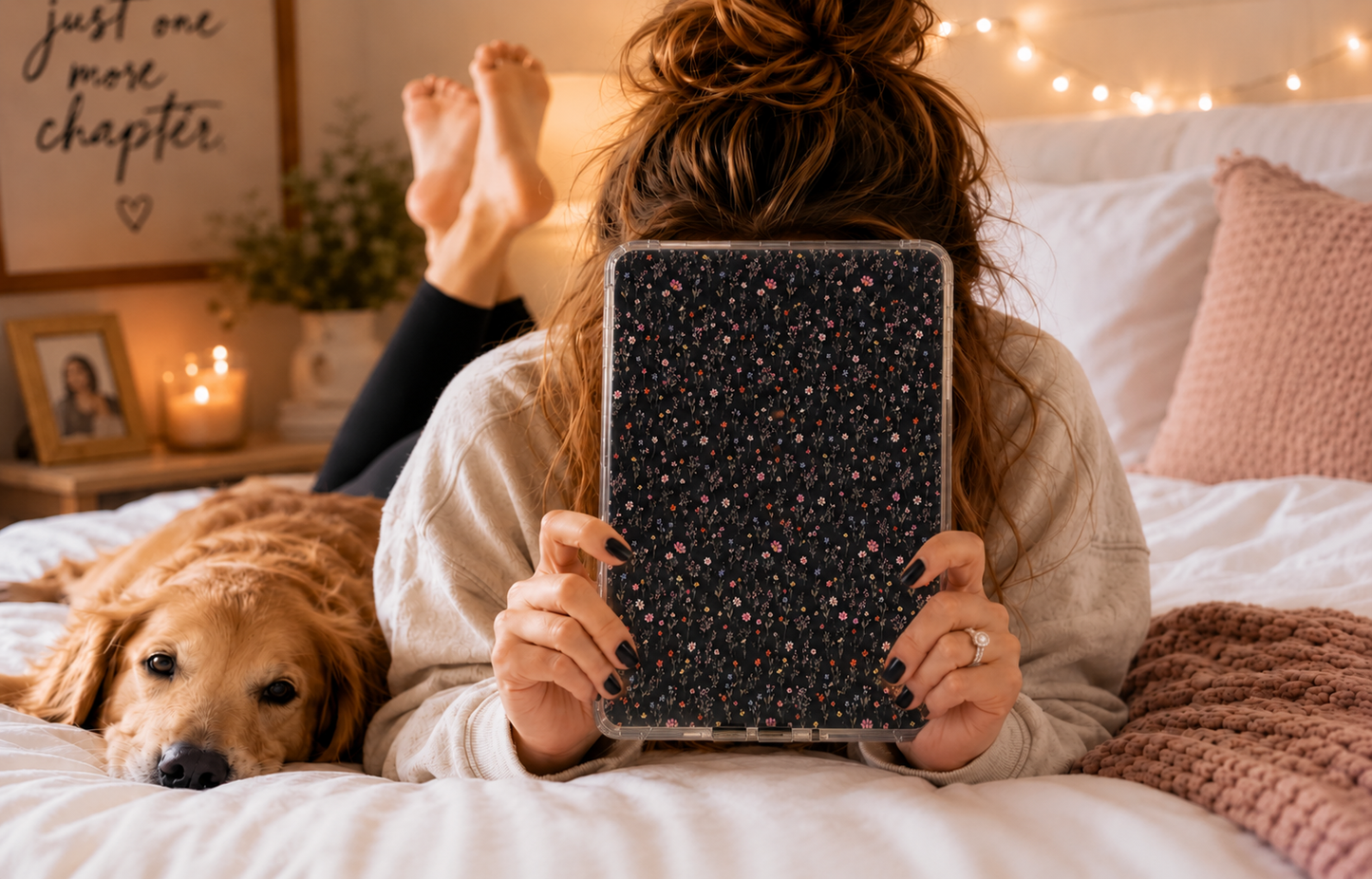Midnight Floral Kindle Insert