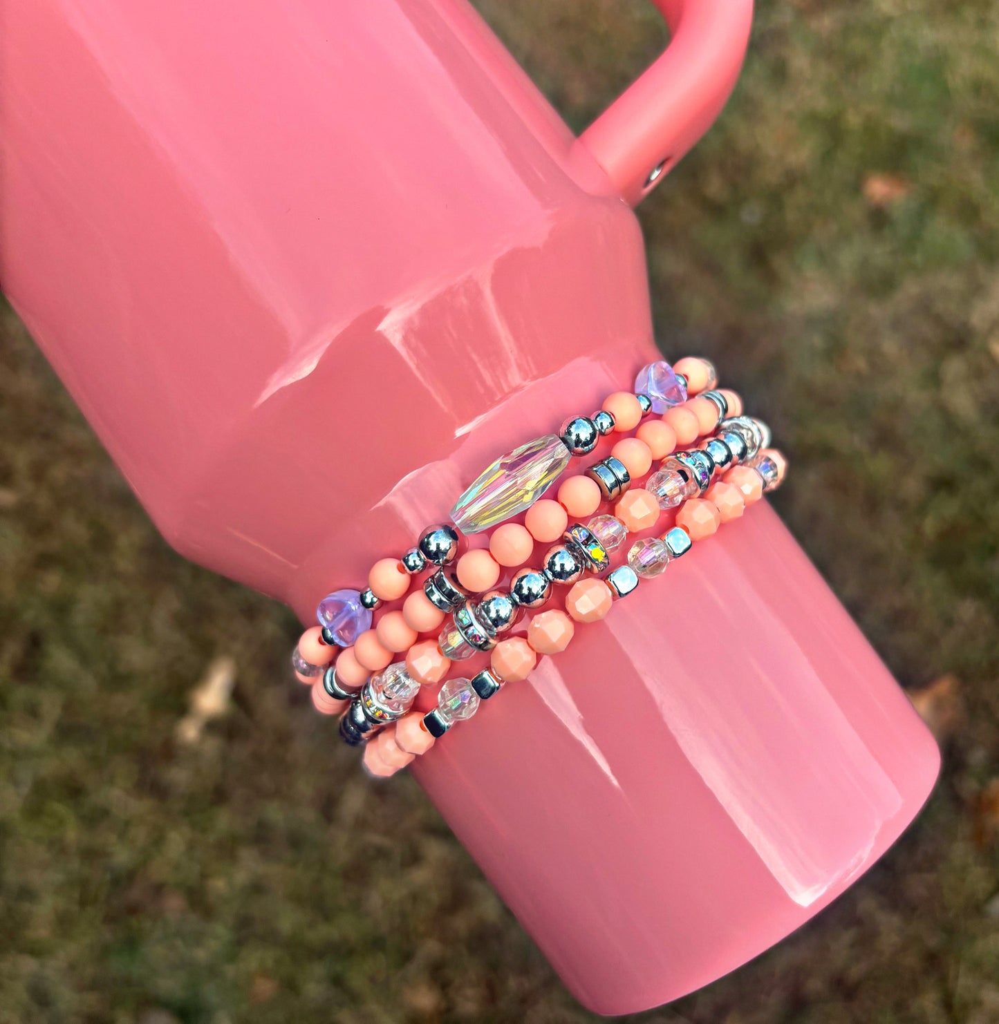 Elf Coral Fixation Cup Bracelets