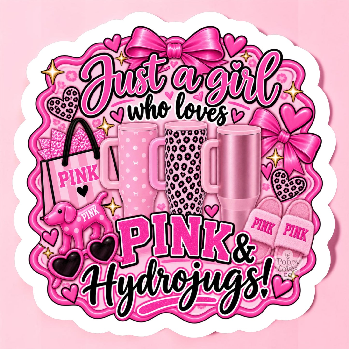 Pink & Hydrojugs Magnet