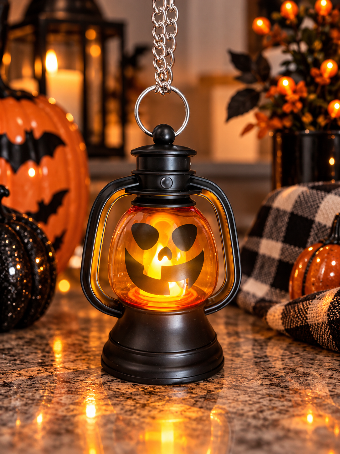 Jack O’Lantern Light Up Charm