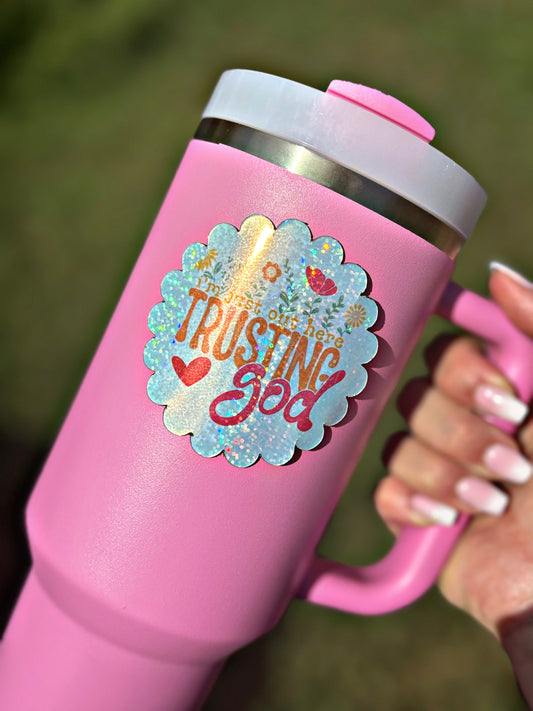 Trusting in God Cup Tumbler Magnet