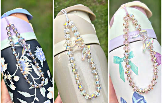 Crystal Butterfly Charm {Choose your color}