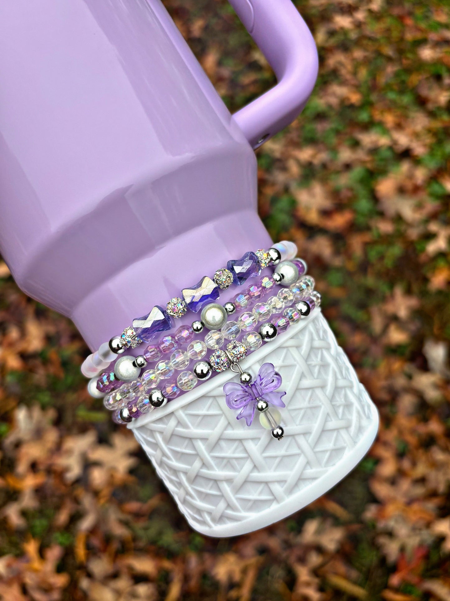 Sour Grape Cup Bracelets