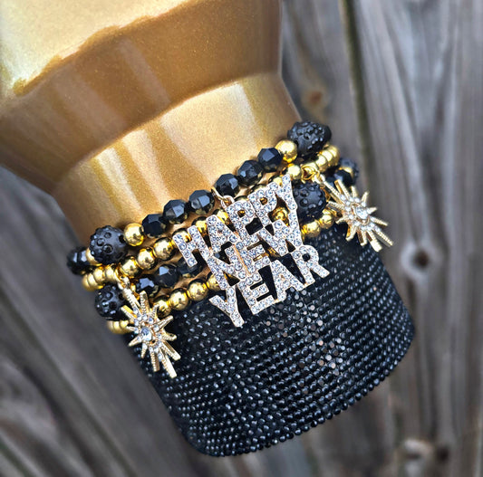 Happy New Year Cup Bracelets