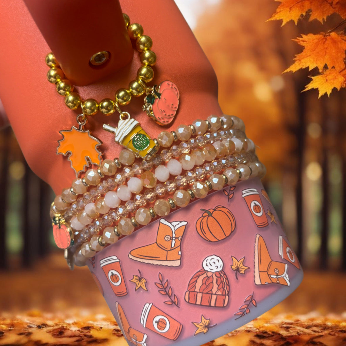 Fall Bliss Transparent Silicone Boot