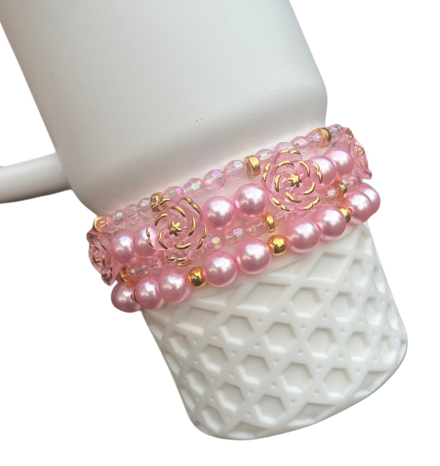 Pretty in Pink XL Cup Bracelets