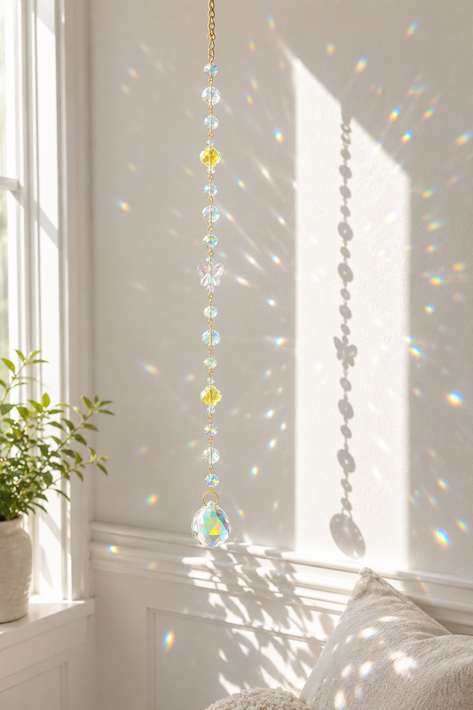 Prism Butterfly Glow Garden Sun Catcher