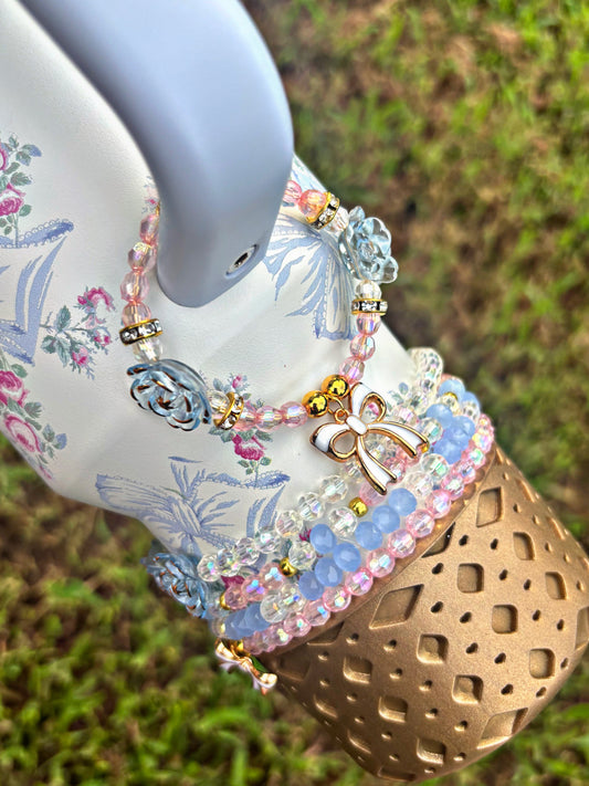Rosa Beaux Blue LoveShack Handle Charm