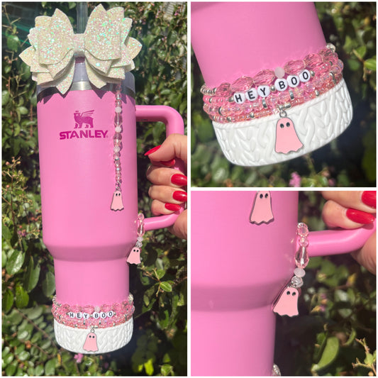 Hey Boo Pink Ghost Accessories