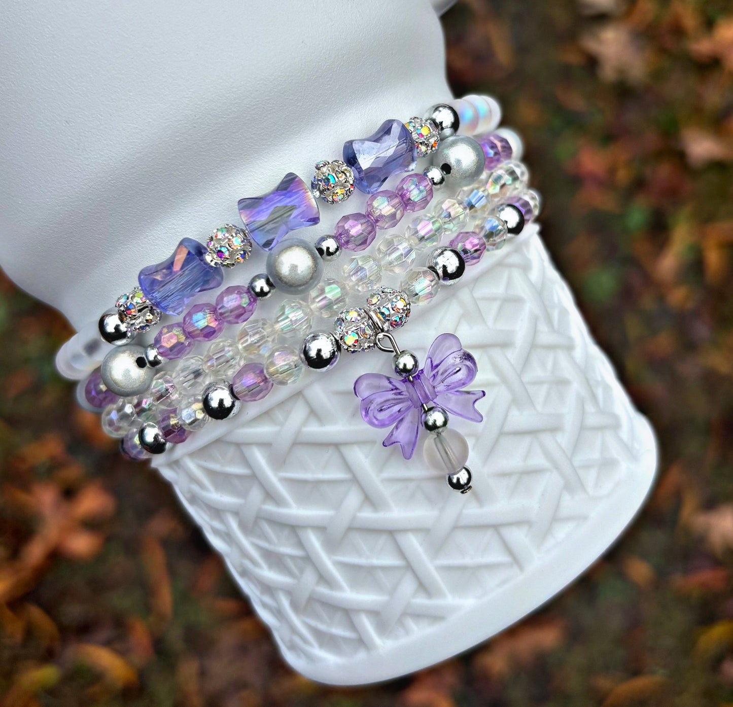 Sour Grape Cup Bracelets