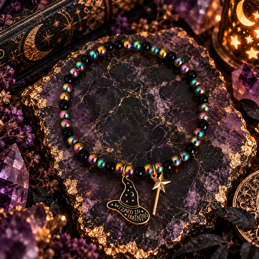 Wizard Rainbow Hematite Bracelet