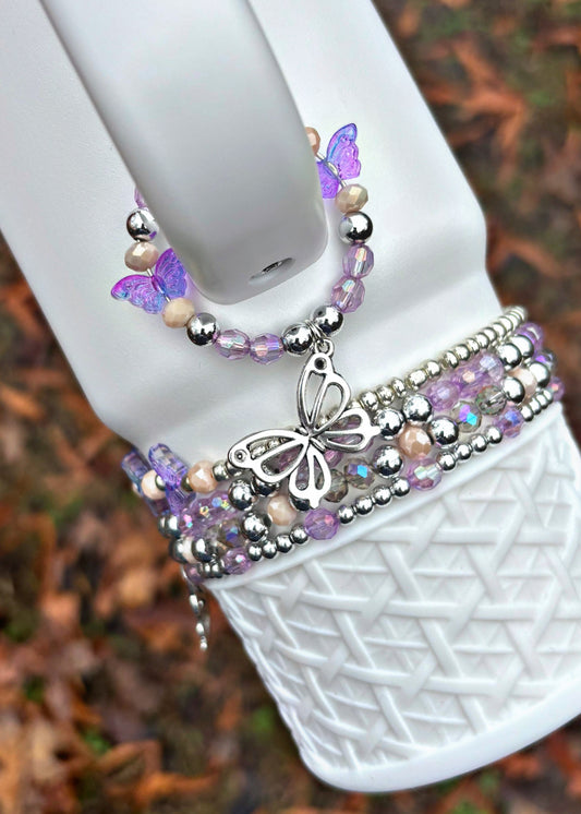 Periwinkle Shimmer Handle Charm