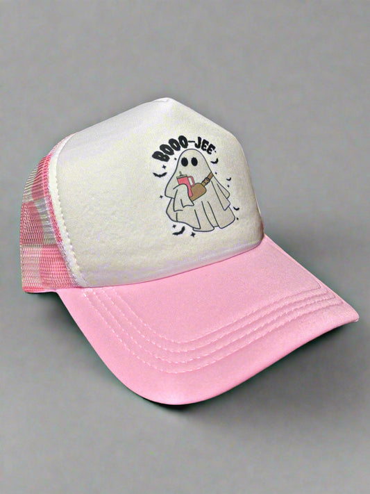 Boo Jee Pink Checkered Snapback Hat