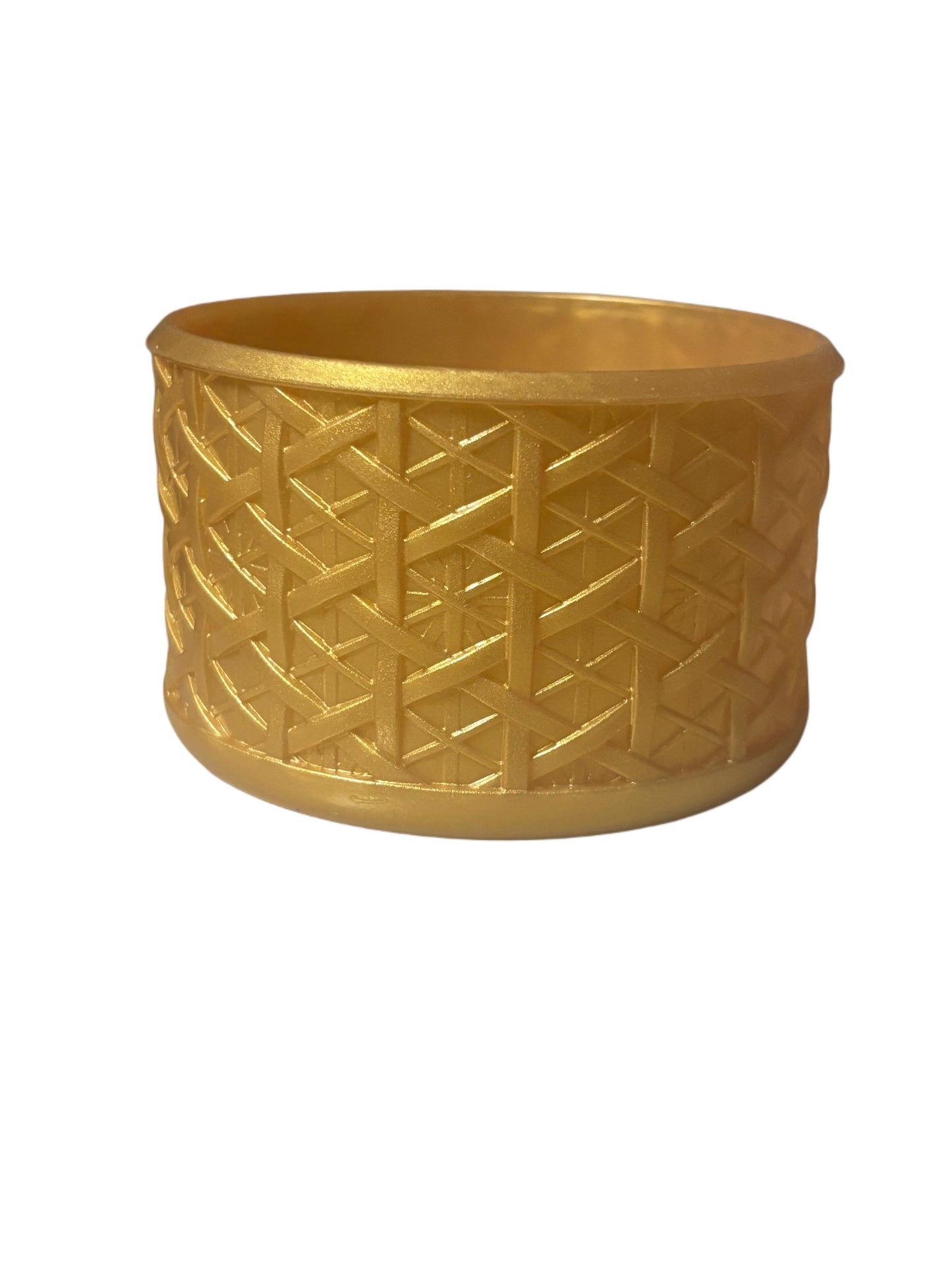 Gold Woven Silicone Boot