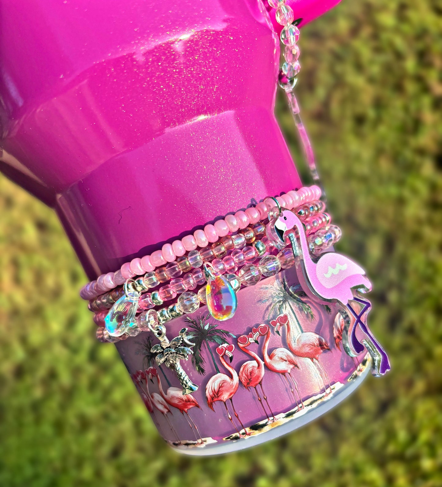 Pink Flamingo Accessories (See description for FREE boot)
