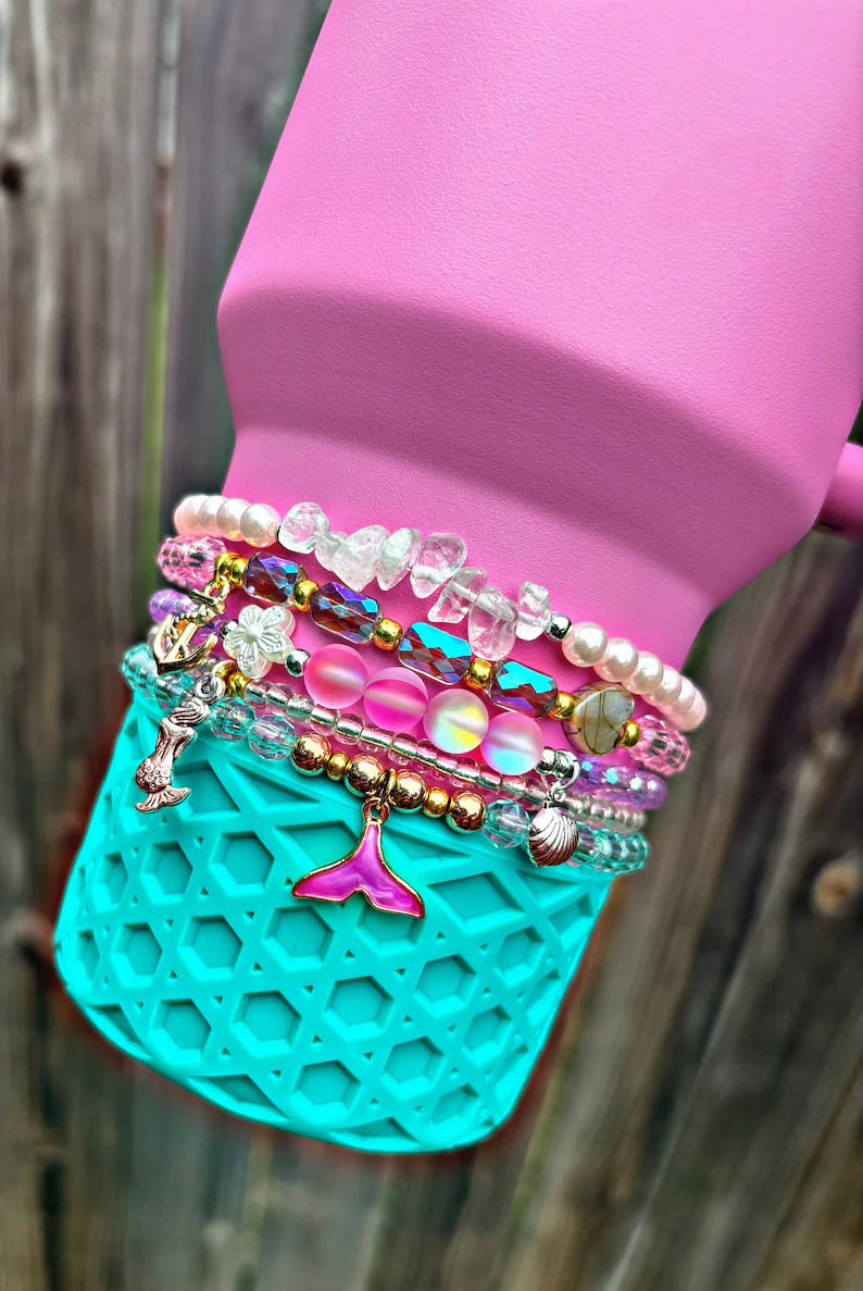 Mermaid Salt Life Cup Bracelets