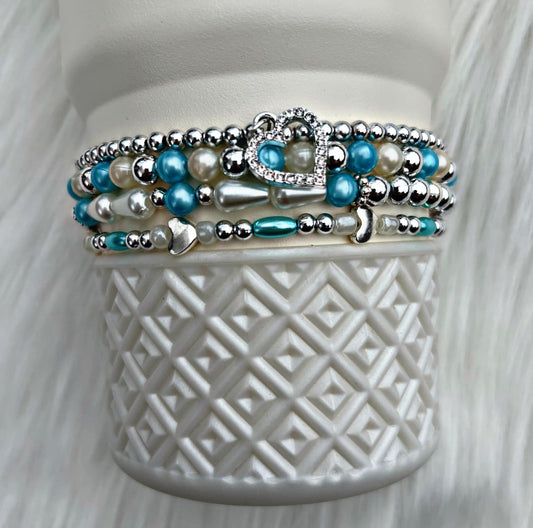 Tiffany Blue Cup Bracelets